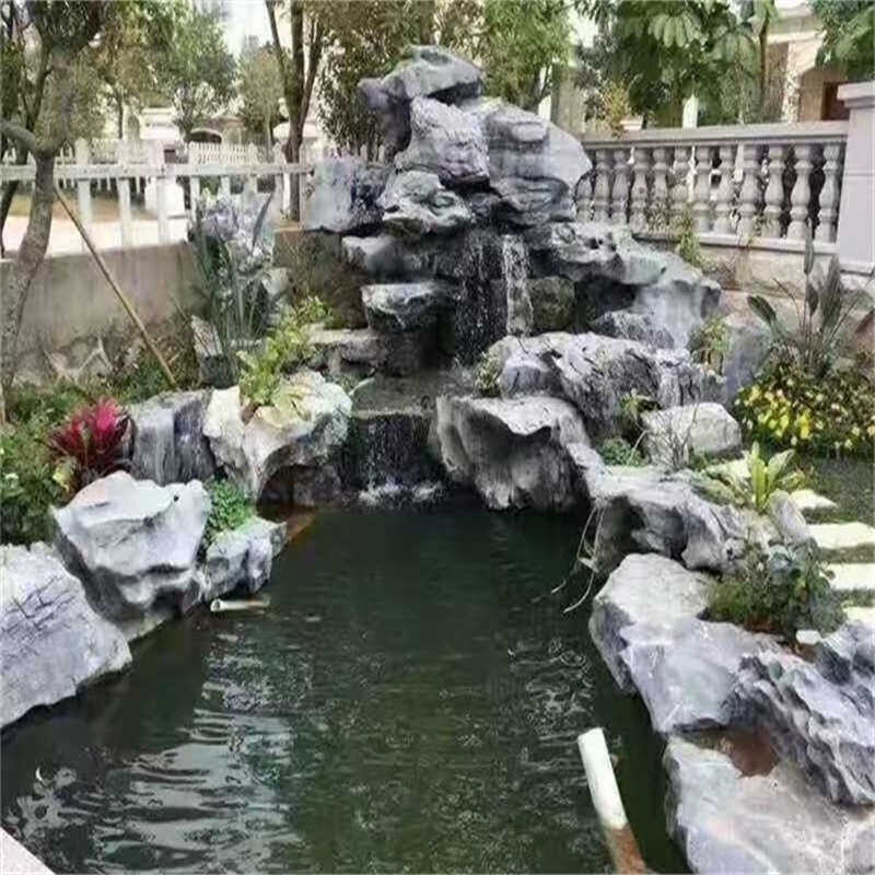 汉滨庭院鱼池改造过滤